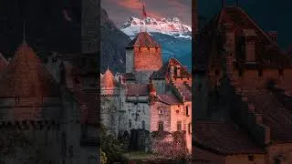 Thumbnail: Chillon Castle in Switzerland left us speechless💔  #cinematic #dronevideo #droneview #dji #travel