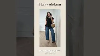 Thumbnail: The 3 Dark Denim Jeans Everyone Needs to Know About 👖