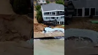Thumbnail: Part 6 GONE! Houses Washing Away As Sea Walls Fail Gale Force Winds Hit River Walk #storm #flood
