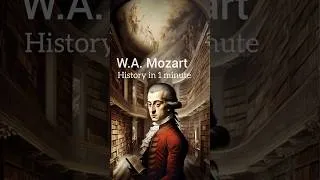 Thumbnail: History of Mozart in 1 minute #classicalmusic #mozart #famouspersonin1minute