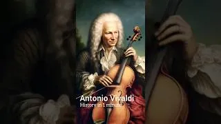 Thumbnail: History of Antonio Vivaldi in 1 minute #classicalmusic #vivaldi #famouspersonin1minute