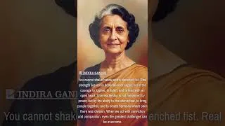 Thumbnail: Indira Gandhi: Leading with Courage and Compassion | Inspirational Quote | Timeless Voices