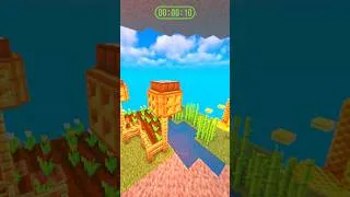 Thumbnail: 10 Second MINECRAFT PARKOUR 🏃