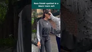Thumbnail: #shorts Nora Fatehi Looks Uber Chic & Sporty In Black Track Suit #ytshorts #shortfeed #fashion