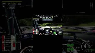 Thumbnail: sometimes you're stuck running your own race! 😭 #simracing #assettocorsacompetizione #memes