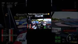 Thumbnail: Public lobbies are fun they said!🫩 #simracing #assettocorsacompetizione #assettocorsa #meme