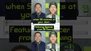 Thumbnail: When the legendary @SBMowing knocks at your door, you better be home... #shorts #sbmowing #singing