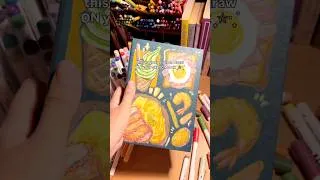 Thumbnail: 💫 got creative outside the sketchbook and drew on the cover !! #art #arrtx #sketchbook