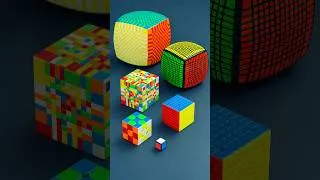 Thumbnail: EVERY Rubik's Cube from 1x1 to 21x21
