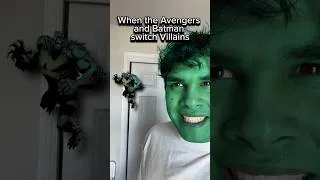 Thumbnail: When the Avengers and Batman switch Villains #avengers #Batman #marvel #dc