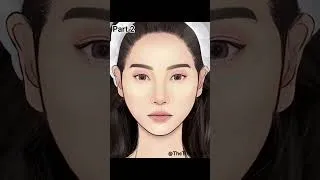 Thumbnail: ASMR korean Makeup Animation | Part 2  #asmrmakeup #asmr #koreanmakeup #asmranimation #viralshorts