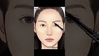 Thumbnail: ASMR Korean Makeup Animation | Part 1 #makeuptransformation #asmrmakeup #koreanmakeup #viralshorts