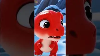 Thumbnail: T-Rex Bebé y su Hermanita🦖 ¡SE PERDIDOS en el ÁRTICO! 🧊🐻‍❄️ Short
