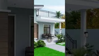 Thumbnail: Lovely Small House Design idea with Roof Deck 😍🏠 #shorts