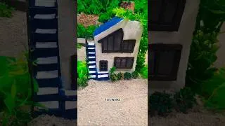Thumbnail: 🌟 Stunning DIY Mini House with a Gorgeous Sloped Roof Design #tinyhouse#shortvideo#build#mminiature