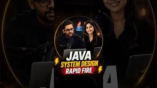Thumbnail: Java System Design Rapid Fire 🔥 #javainterview #shorts #systemdesign