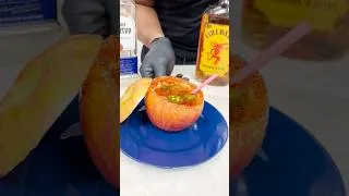 Thumbnail: Spicy Margarita In An Apple #apple #cocktail