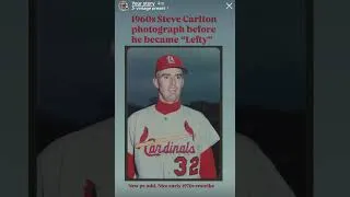 Thumbnail: Latest Steve Carlton addition to my collection.