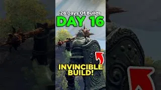 Thumbnail: "The Best Builds Of #eldenring !" - Day 16 - Invincible Build! #shorts #shortvideo #viral
