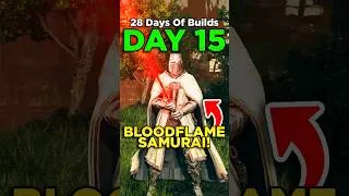 Thumbnail: "The Best Builds Of #eldenring !" - Day 15 - Bloodflame Samurai! #shorts #shortvideo #viral