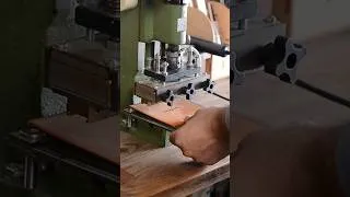 Thumbnail: Making leather keychain wallet. Full video on my YouTube channel