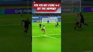 Thumbnail: your are losing game 4-0 then this happened #football #fifa #fc26 #shorts
