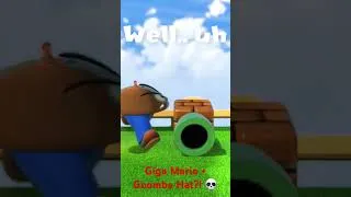 Thumbnail: What if Mega Mario used a Goomba Hat?! 💀💀 #mario #nintendo #nintendoswitch #supermario #gaming