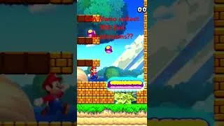 Thumbnail: Can Mario collect 100+ EVIL Mushrooms?? 😱😱🍄 #mario #gaming #mariobrosudeluxe #supermario #nintendo