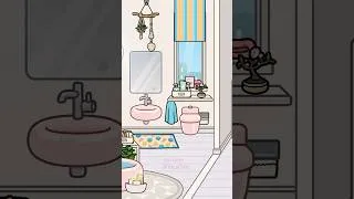 Thumbnail: FREE Aesthetic Bathroom with Custom Window Blinds in Toca Boca 🏡💡 #tocagirlz #tocaboca