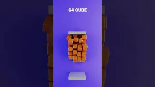 Thumbnail: Can You Guess What 1000 Cubes Look Like? 🤯🧊 #shorts #3danimation #physics #simulation  #satisfying