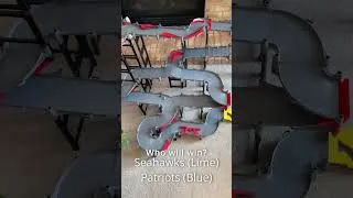Thumbnail: Marble Race Predictions Super Bowl Patriots v Seahawks