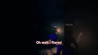 Thumbnail: Do NOT throw flares at strange people in caves...