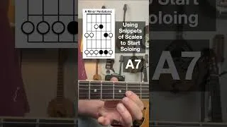 Thumbnail: Using Snippets of Scales to Start Soloing #easyguitar #bluesguitar #gibson335  #basicguitar
