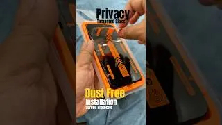 Thumbnail: Dust-Free iPhone Privacy Tempered Glass Installation | Bubble-Free in Seconds! #temperedglass