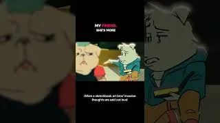 Thumbnail: When sketchbook art bros say their invasive thoughts out in loud #sketch #animation #comedy