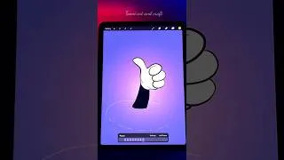 Thumbnail: Give me 👍🏻 #shorts #tonniartandcraft #art #procreate #love