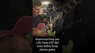 Thumbnail: Grote LPF 002 Semi Hollow Electric Guitar