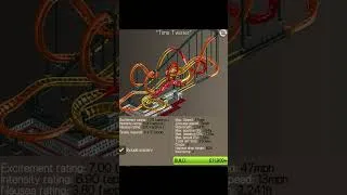Thumbnail: Ride Review: Time Twister - Twister Roller Coaster #rctclassic #rollercoastertycoon