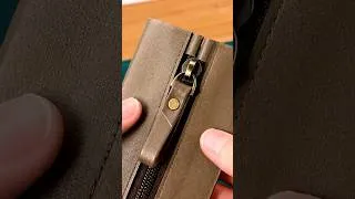 Thumbnail: Want to add a zipper to your tote bag? Here’s an easy way! 👀 #Leathercraft