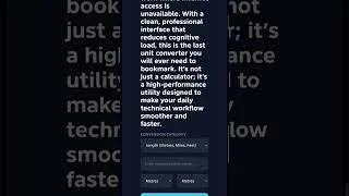 Thumbnail: Stop wasting time on manual conversions! 🛠️​Whether you're a pro or just need precision, our Pro Uni