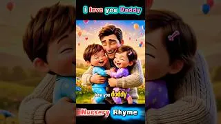Thumbnail: I Love You Daddy ❤️ | Sweet Daddy Song for Kids 👨‍👧‍👦 | Nursery Rhymes & Kids Songs #shorts