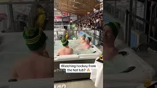 Thumbnail: Hot tub at a hockey game! 🏒