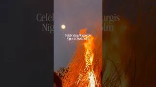 Thumbnail: Valborg (Walpurgis) celebrations in Stockholm #spring #sweden #shorts