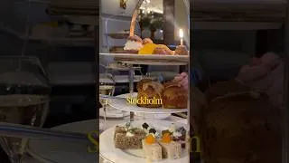 Thumbnail: Stockholm recommendation: afternoon tea at Grand Hotel 🫖 #foodie #shorts #afternoontea