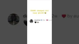 Thumbnail: Drake changed his tone QUICK vs Kendrick😂