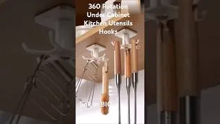 Thumbnail: 360 Rotation Under Cabinet Kitchen Utensils Hooks..LINK IN BIO..