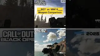 Thumbnail: Black Ops 7 vs MW19 Weapon Comparison