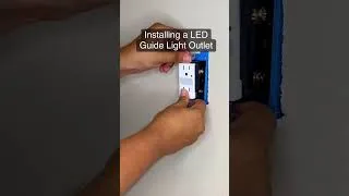 Thumbnail: LED Guide Light Outlet #diy #foryou #homeimprovement #shortsfeed #shorts #installation