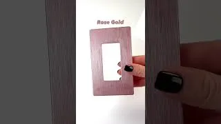Thumbnail: Brushed Wall Plate Colors #shorts #shortsfeed #homedecor #homeimprovement #fyp #foryou