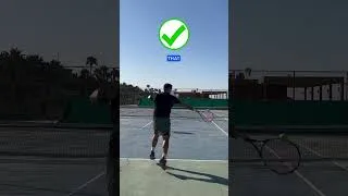 Thumbnail: Tennis Power 💥 Relaxed vs Tight #shorts
